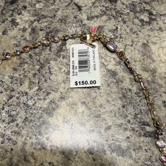 Kendra Scott Mini Elisa Abbie Gold Convertible Strand Necklace - Picture 2 of 4